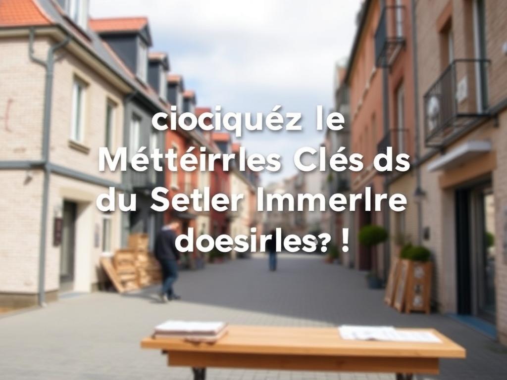 Zoom sur les métiers dans le secteur de l’immobilier